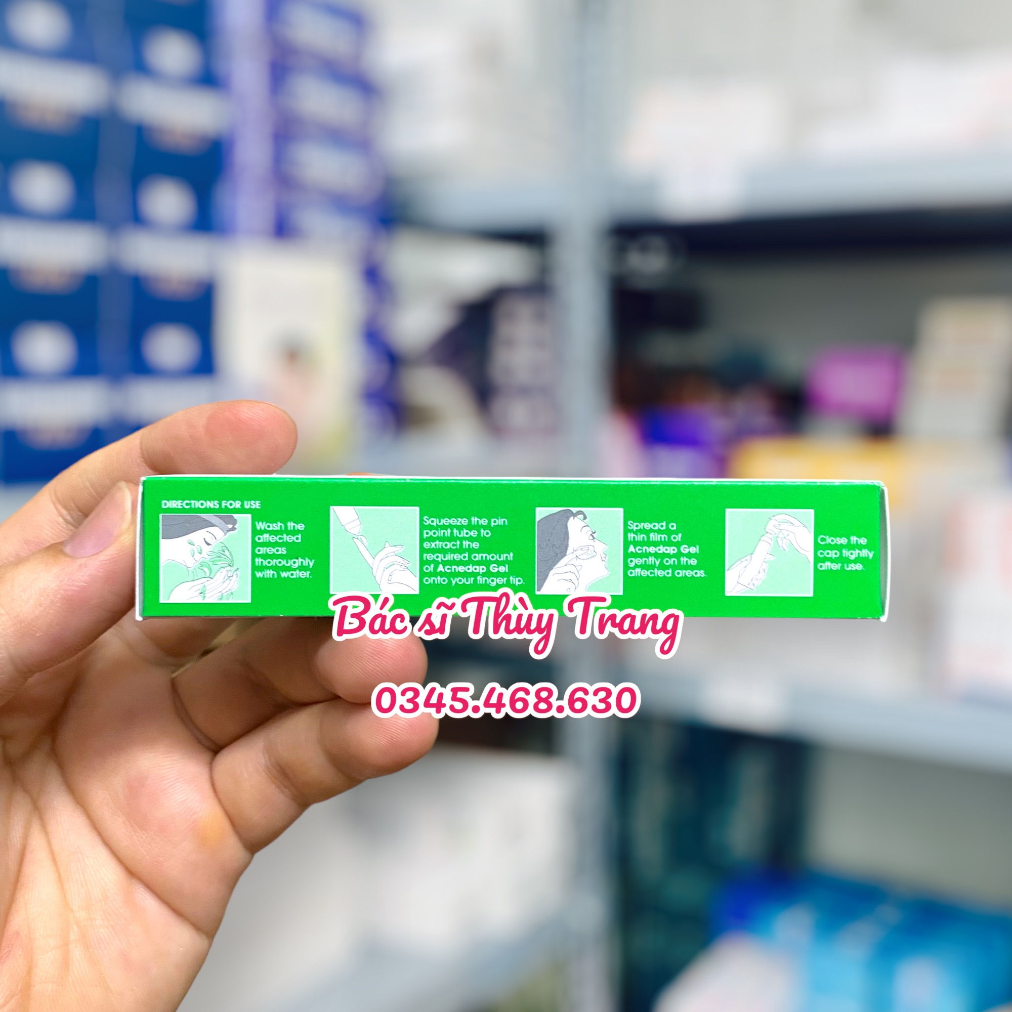 Gel Trị Mụn Acnedap - Dapsone Gel IP 5% W/W - 15g