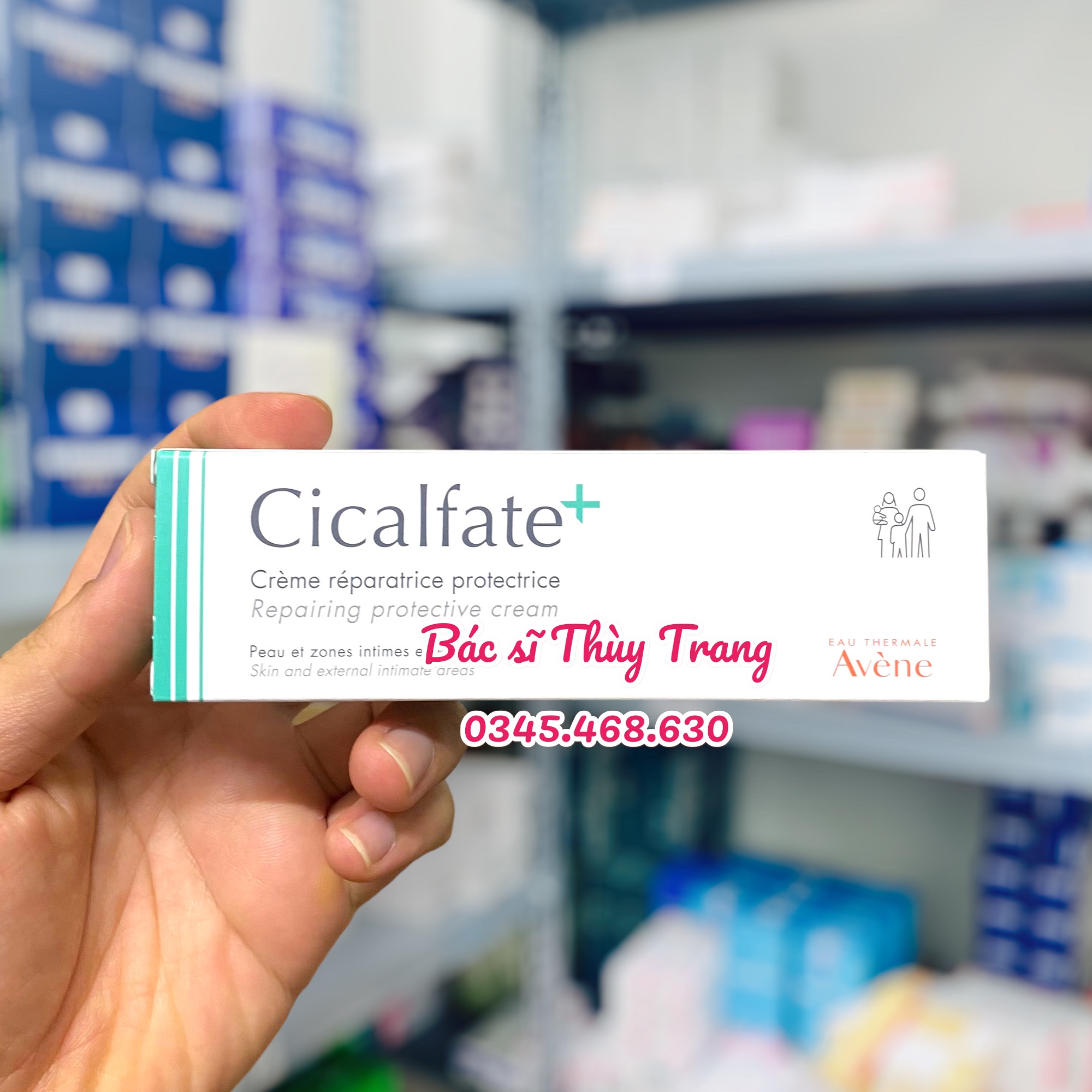 Kem dưỡng giúp làm dịu da AVENE Cicalfate Repair Cream - tuýp 40ml