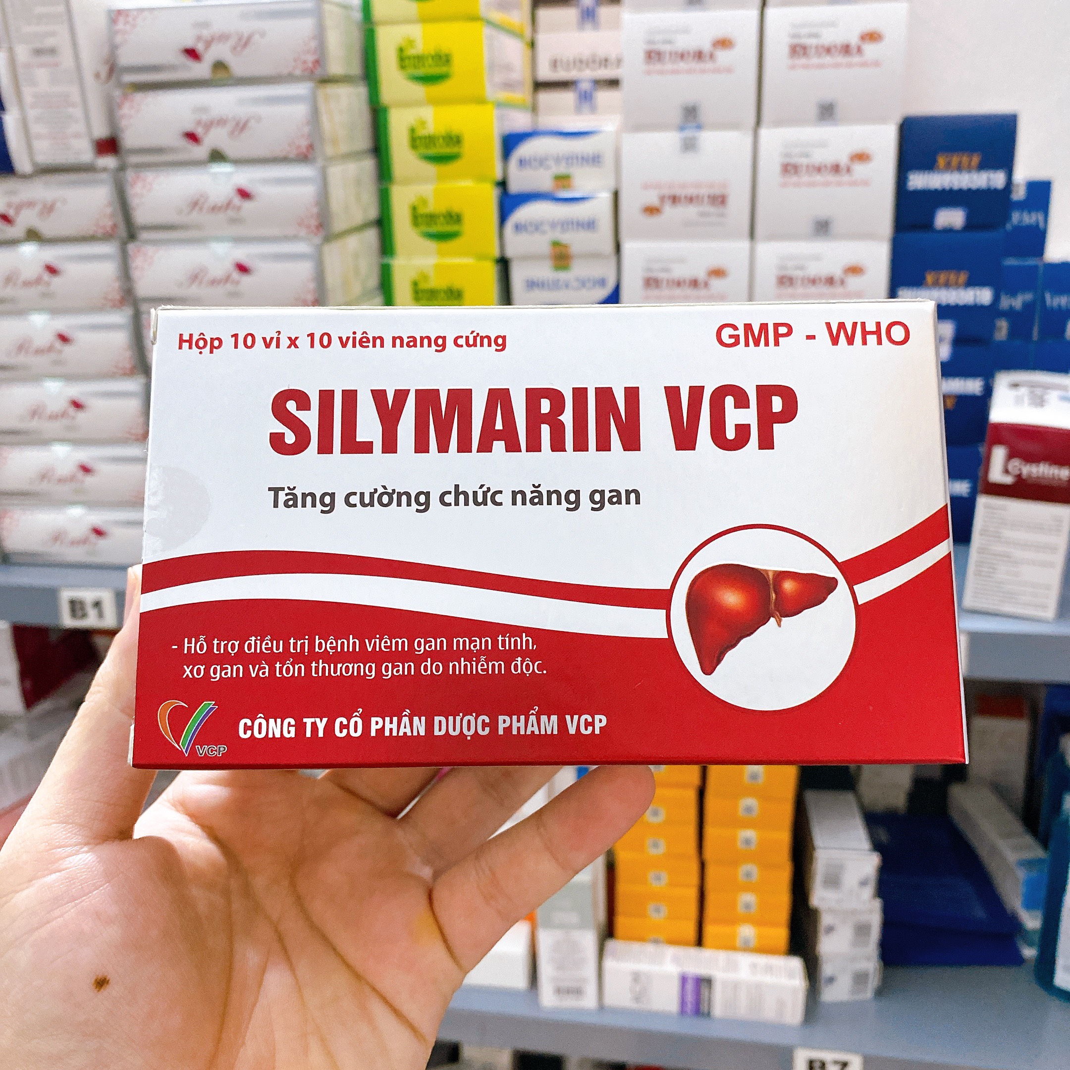Viên uống hỗ trợ chức năng gan SILYMARIN VCP 140mg - hộp 100 viên