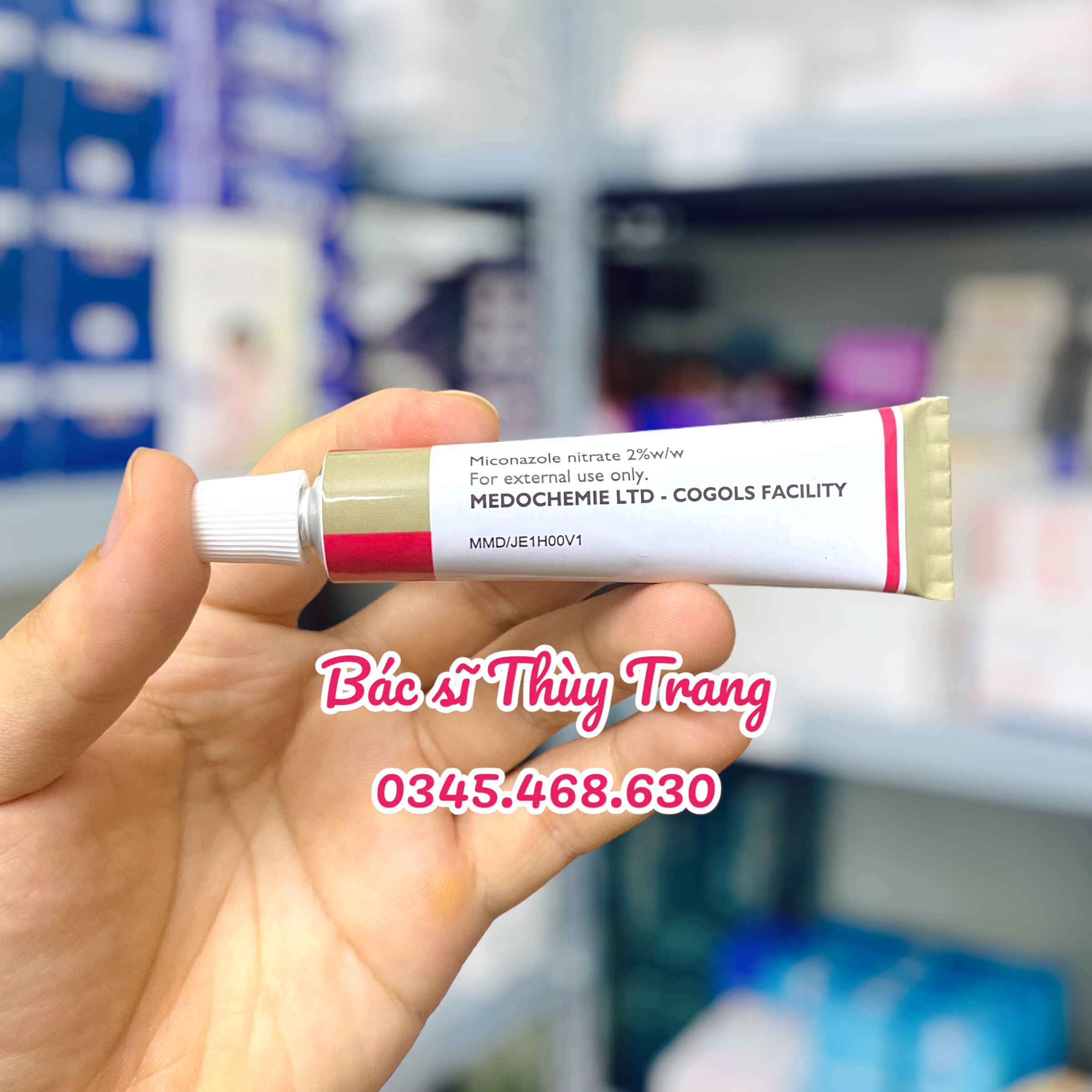Kem trị nấm, hắc lào, lang ben Micomedil Cream - 15g