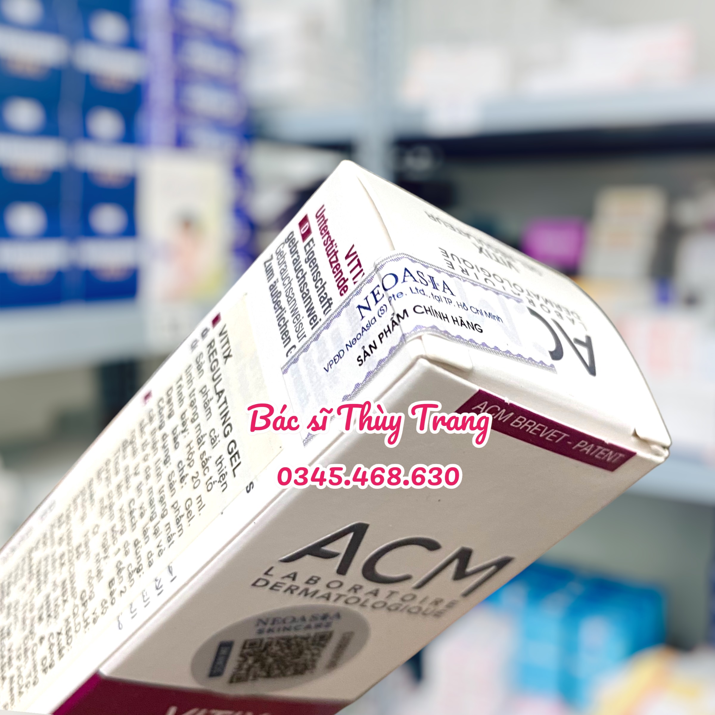 Gel Ngăn Ngừa Bạch Biến ACM Vitix Regulating Gel – Hỗ Trợ Da Mất Sắc Tố