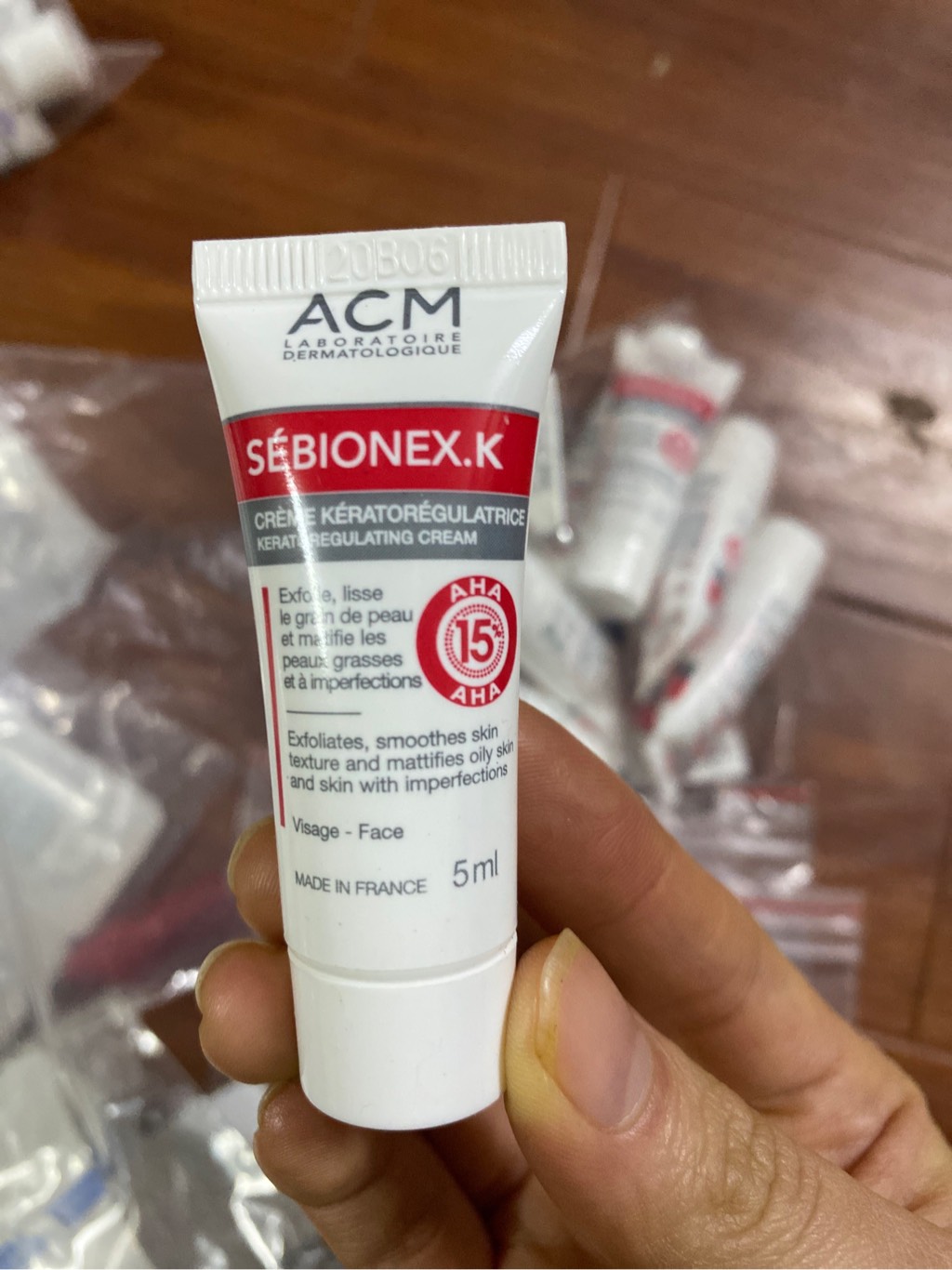 Kem giảm mụn đầu đen ACM Sebionex.K Keratoregulating Cream