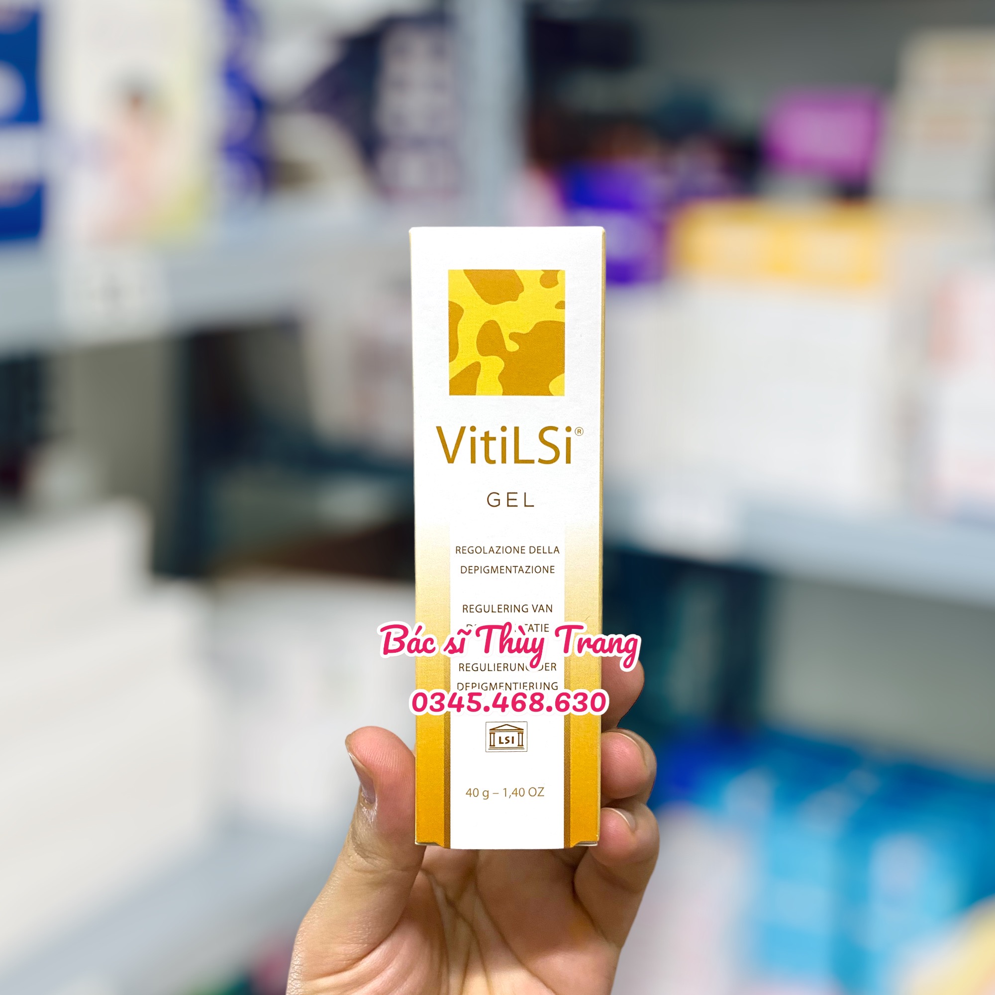 Vitilsi Gel - Gel điều trị bạch biến và mất sắc tố da hiệu quả