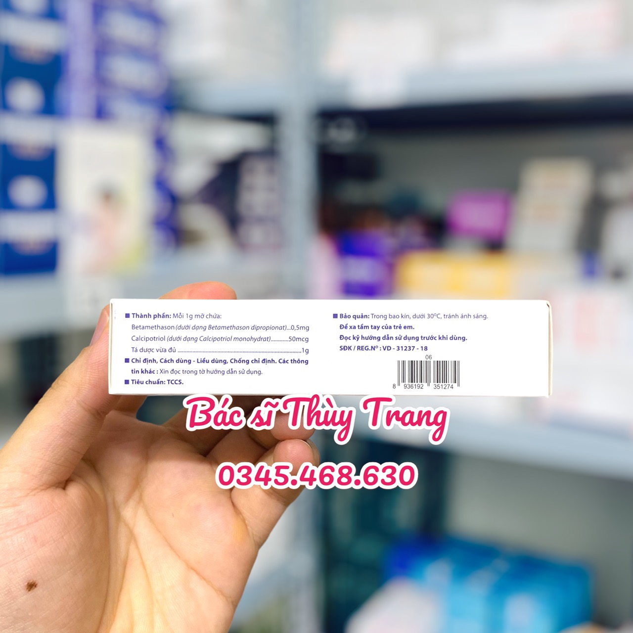 Thuốc bôi điều trị vảy nến, viêm da BETRIOL - 15g