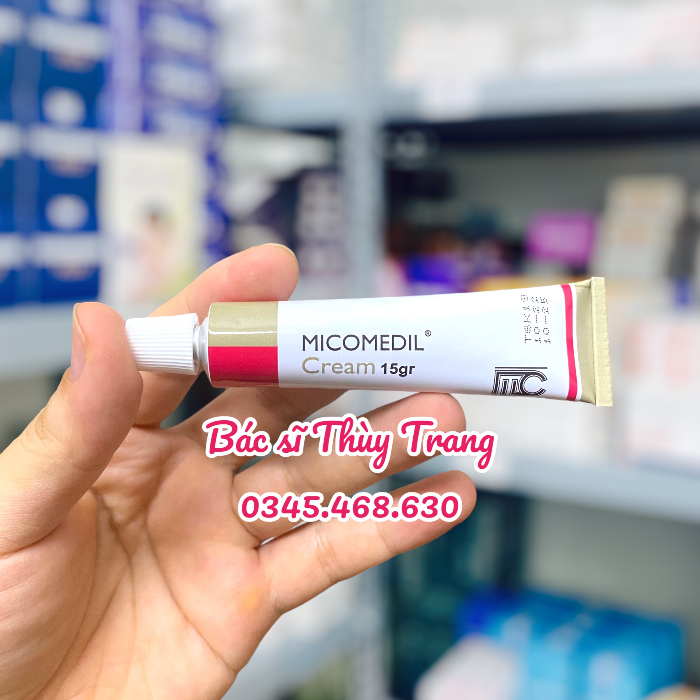 Kem trị nấm, hắc lào, lang ben Micomedil Cream - 15g