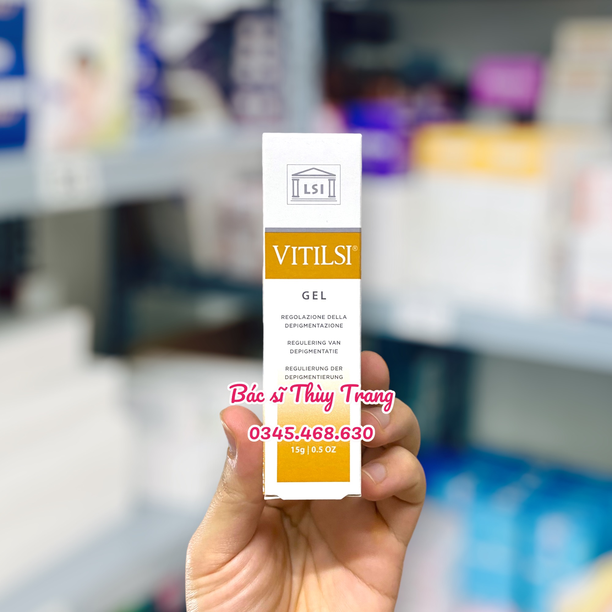 Vitilsi Gel - Gel điều trị bạch biến và mất sắc tố da hiệu quả