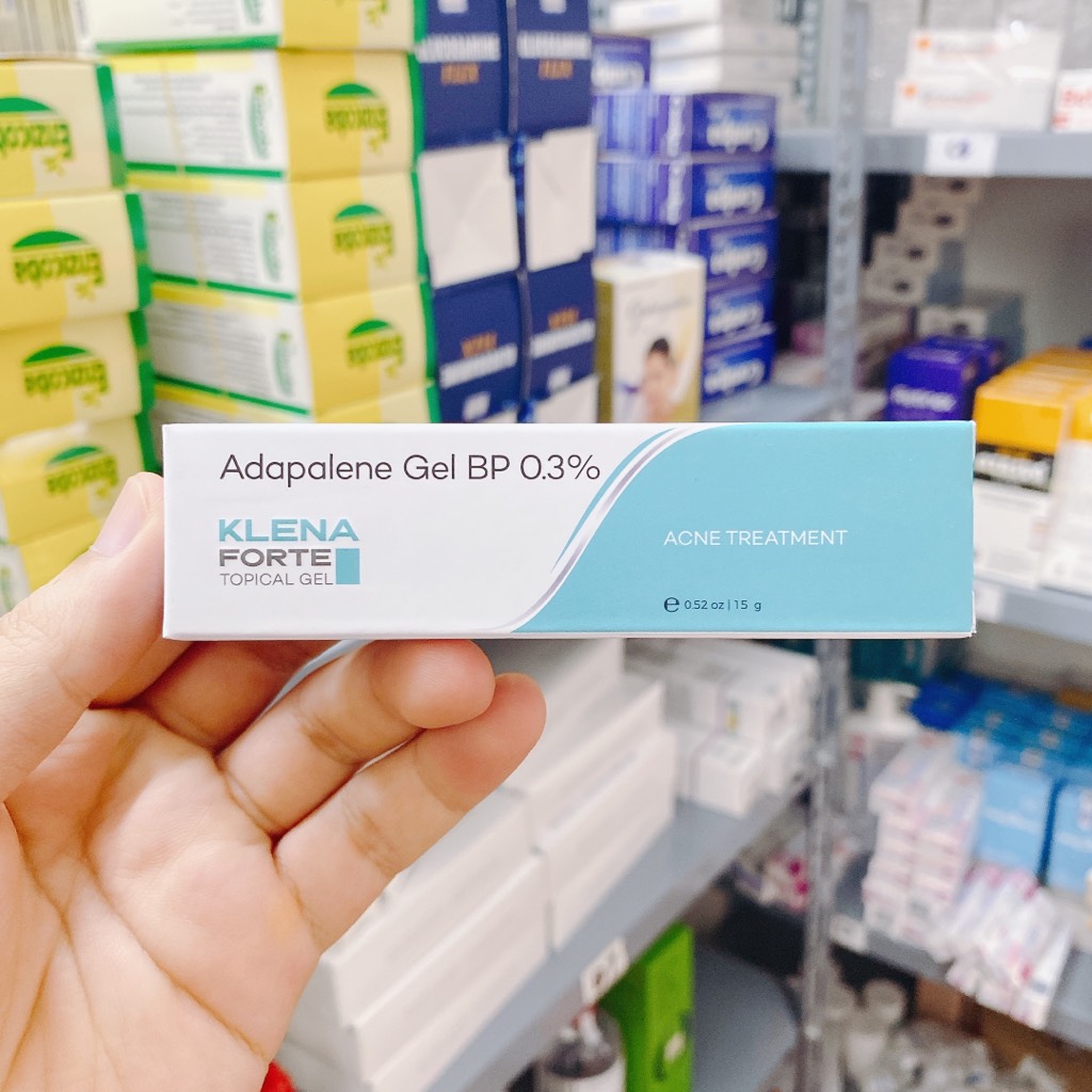 KLENA FORTE Adapalene Gel BP 0.3% - hộp tuýp 15g