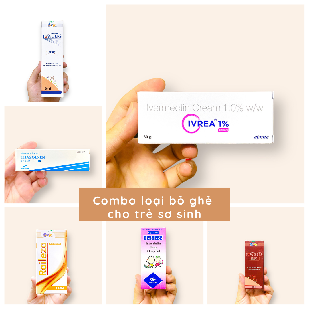 Combo ghẻ cho trẻ sơ sinh