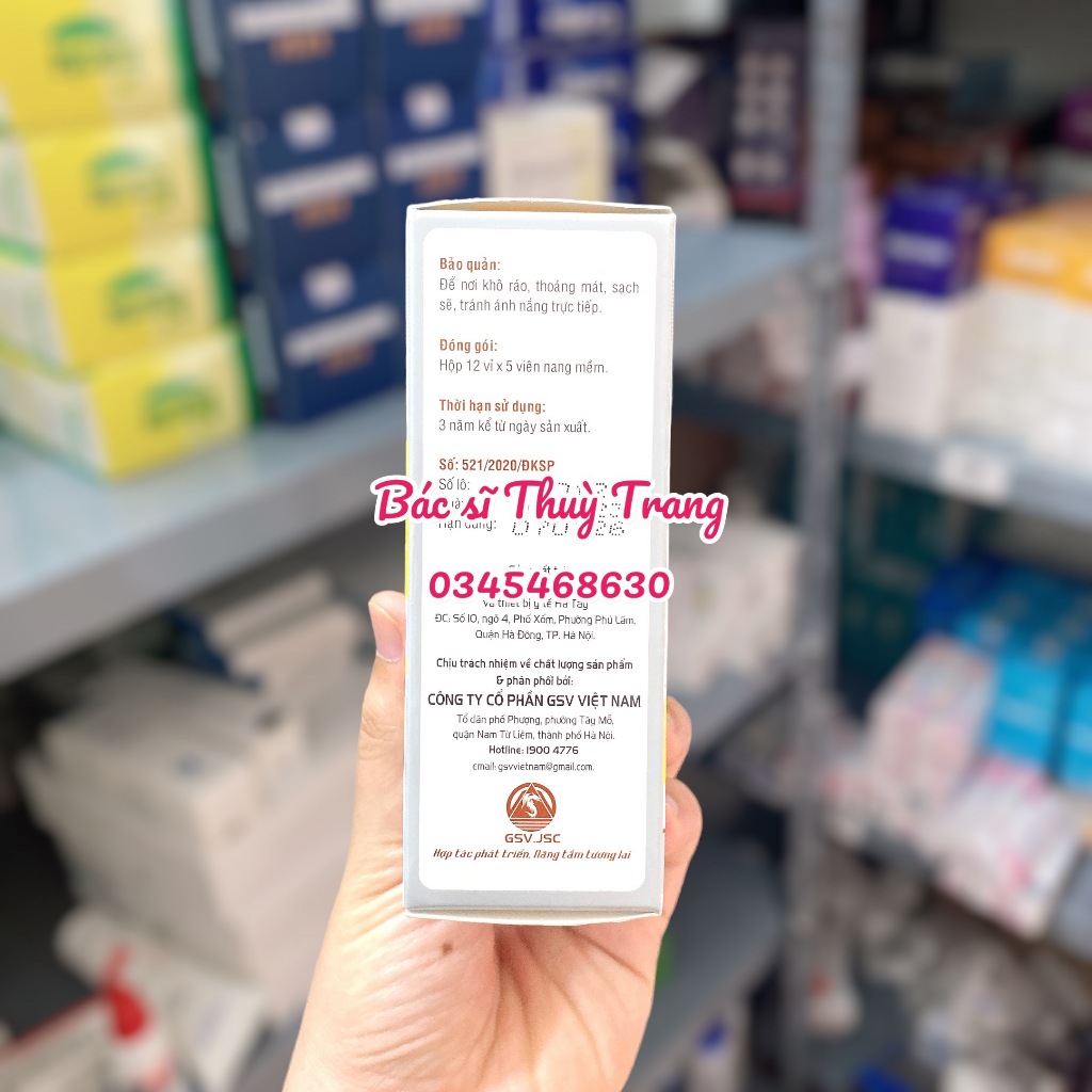 Viên uống chống lão hoá, điều hoà nội tiết, đẹp da Louixa Vitamin E - hộp 60 viên