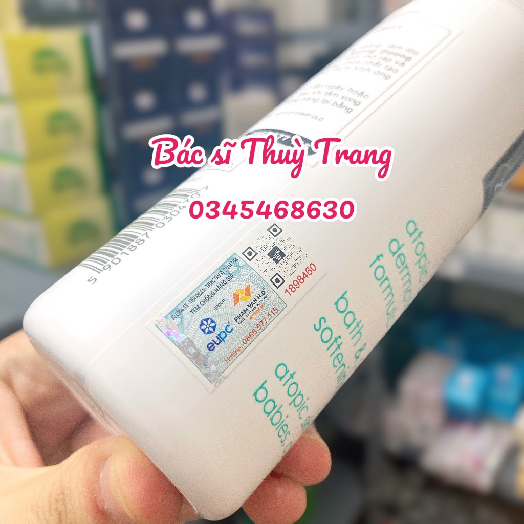 Dầu tắm cho da nhạy cảm, viêm da cơ địa Ziaja Med Atopic Skin Dermatological Formula Bath & Shower Oil Softening - 270ml