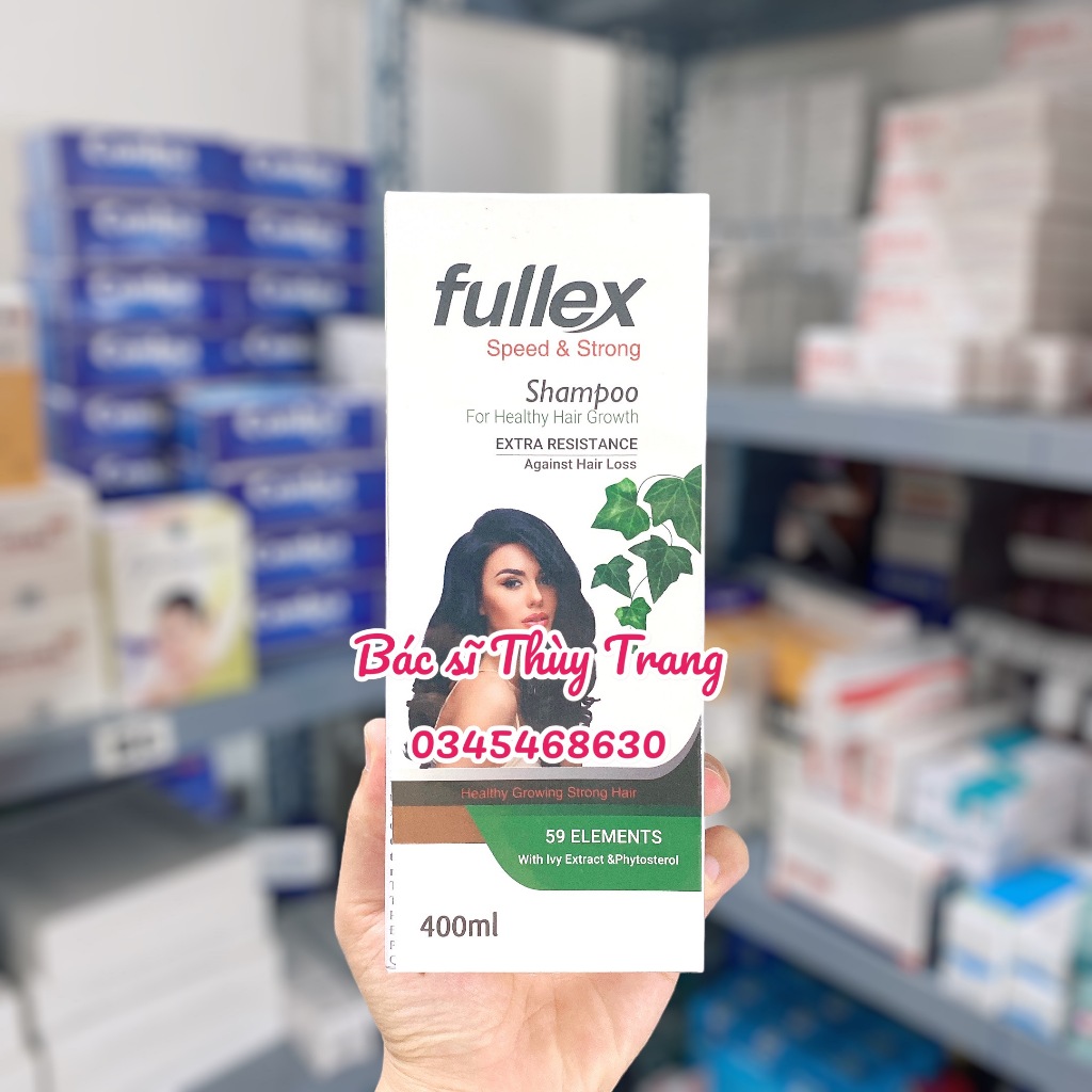 Dầu gội ngăn rụng tóc, kích thích mọc tóc Fullex Speed & Strong Shampoo 400ml - Giải pháp cho mái tóc chắc khỏe
