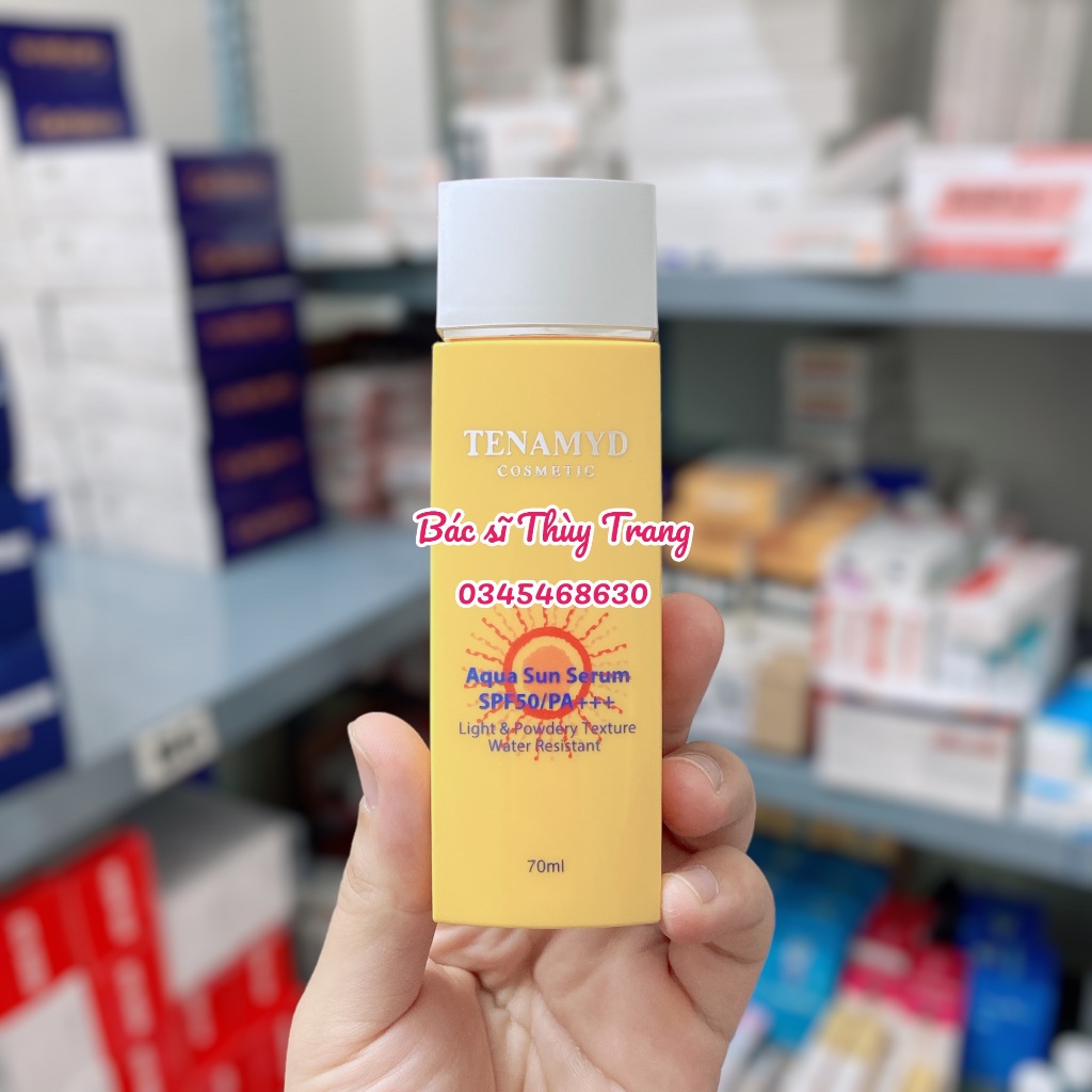 Kem chống nắng dạng nước TENAMYD Aqua Sun Serum SPF 50/PA++ - 70ml