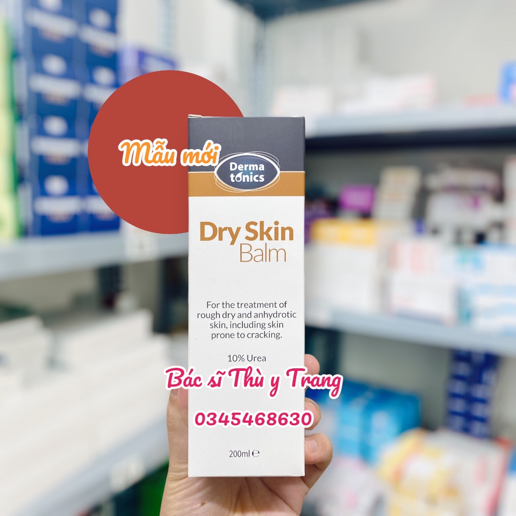 Kem dưỡng ẩm cho da khô và rất khô DERMATONICS Dry Skin Balm - 200ml - urea 10%