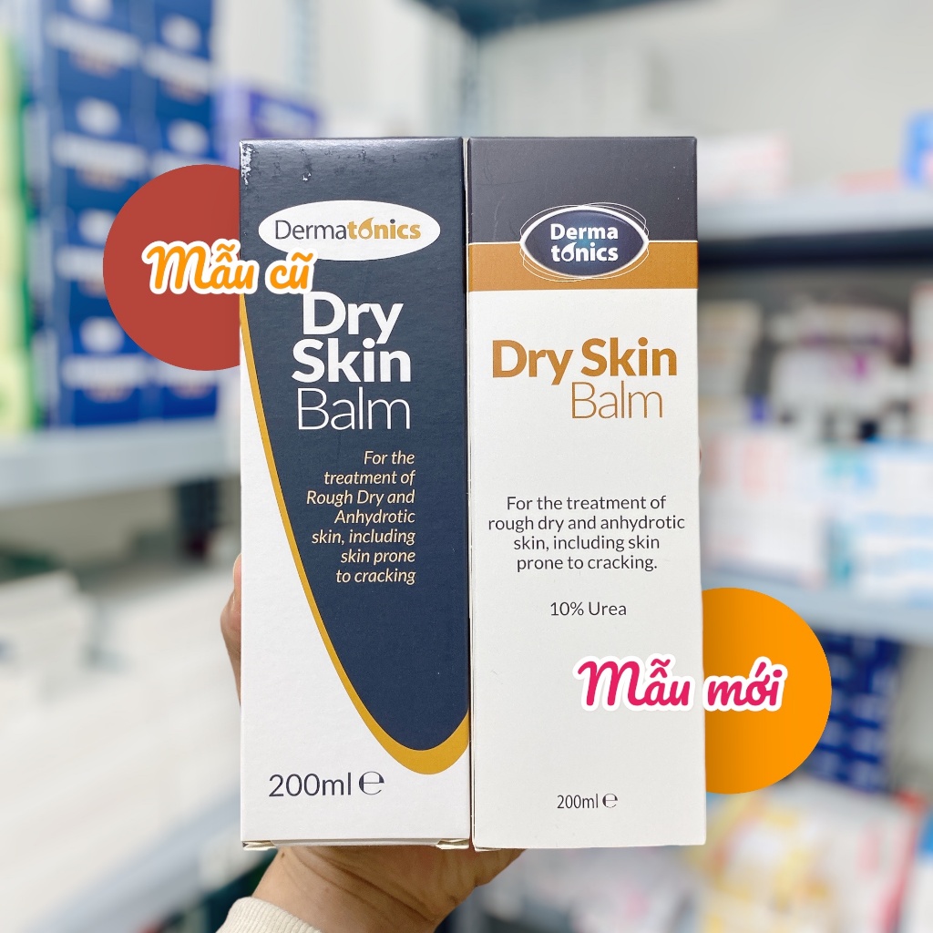 Kem dưỡng ẩm cho da khô và rất khô DERMATONICS Dry Skin Balm - 200ml - urea 10%