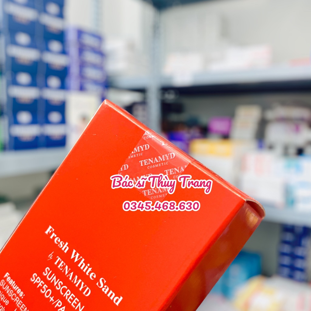 Kem chống nắng và dưỡng trắng da Tenamyd Fresh White Sand SPF50+, PA++++ - tuýp 50g