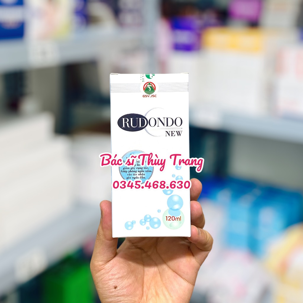 Dầu gội giảm gàu nấm, dầu nhờn da dầu Rudondo - 120ml
