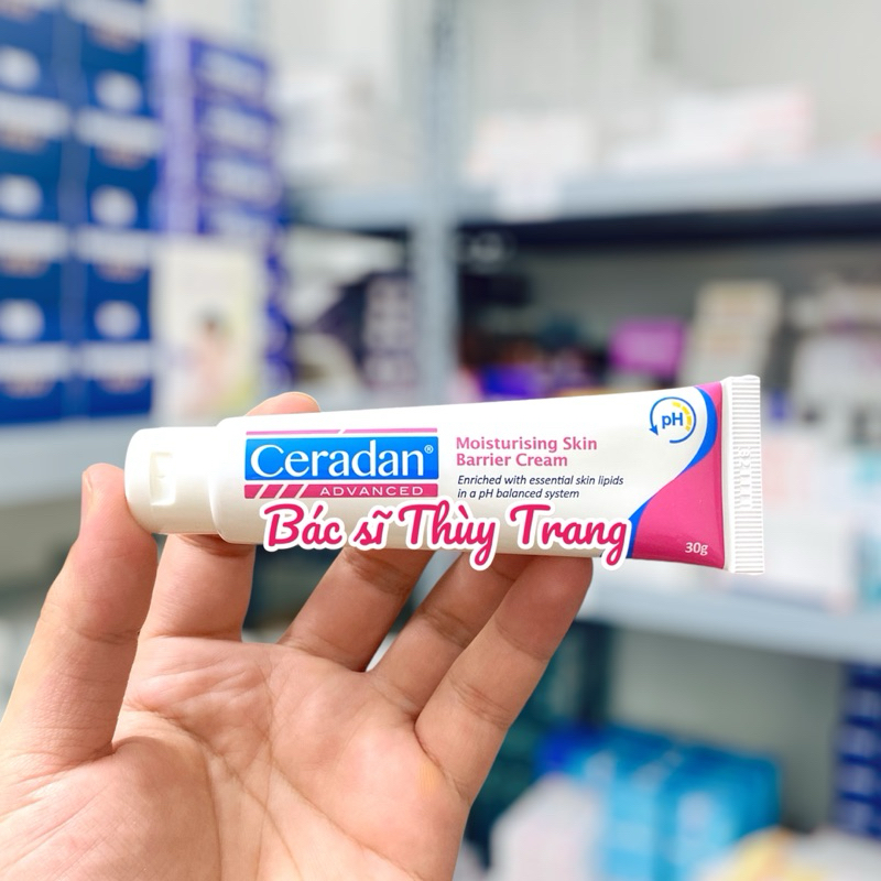 Kem dưỡng ẩm cho da khô, da nhạy cảm Ceradan Advanced Moisturising Skin Barrier Cream - Phục hồi da hiệu quả