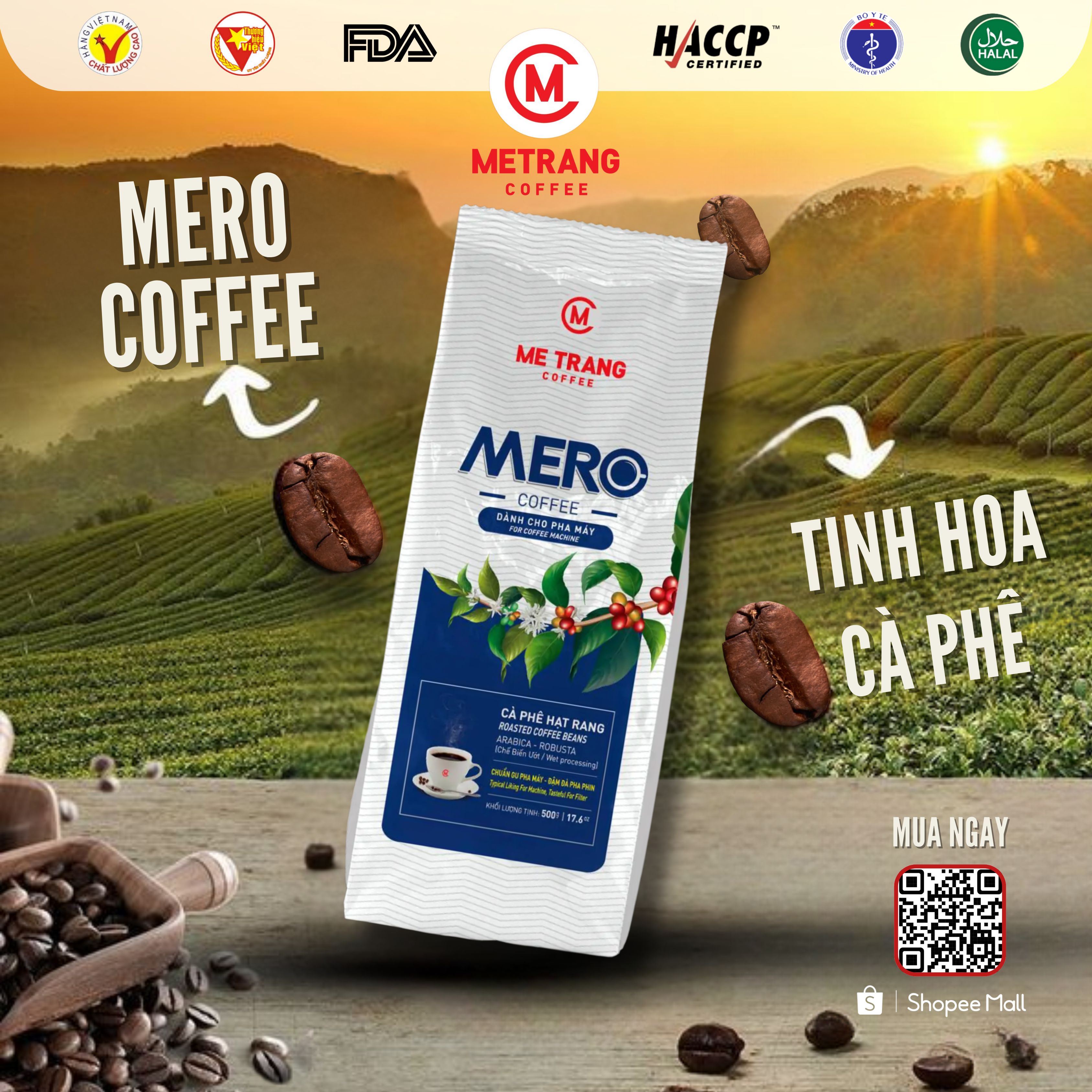 CÀ PHÊ MERO - TINH HOA CÀ PHÊ - HƯƠNG VỊ HOÀN HẢO