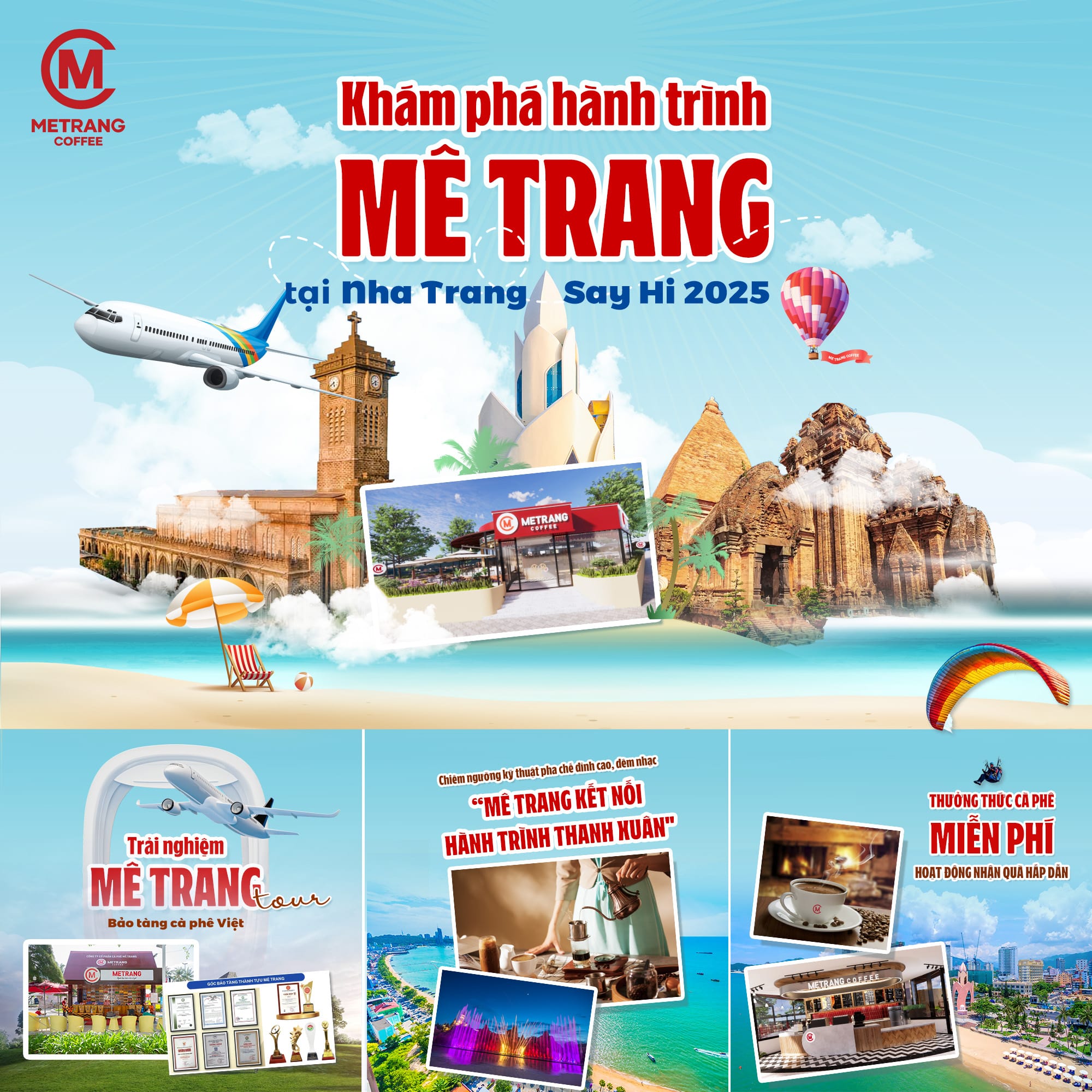 CÀ PHÊ MÊ TRANG “SAY HI” LỄ HỘI VĂN HÓA - DU LỊCH BIỂN NHA TRANG 2025 - HÀNH TRÌNH LAN TỎA TINH HOA CÀ PHÊ VIỆT