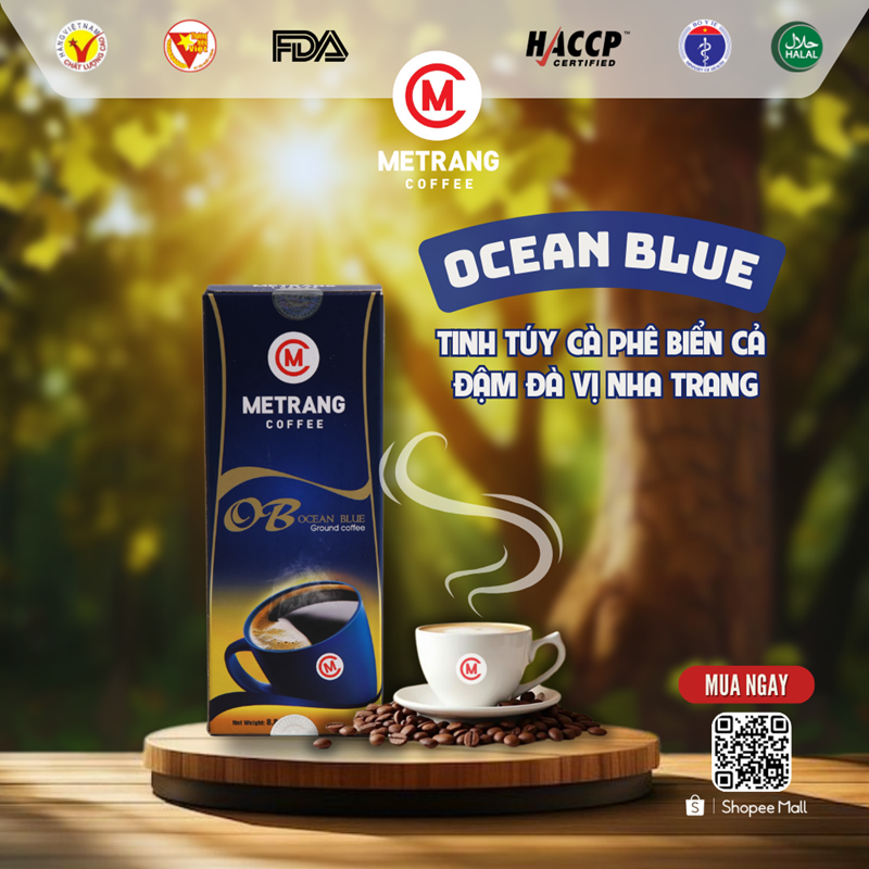 OCEAN BLUE - TINH TÚY CÀ PHÊ BIỂN CẢ, ĐẬM ĐÀ VỊ NHA TRANG