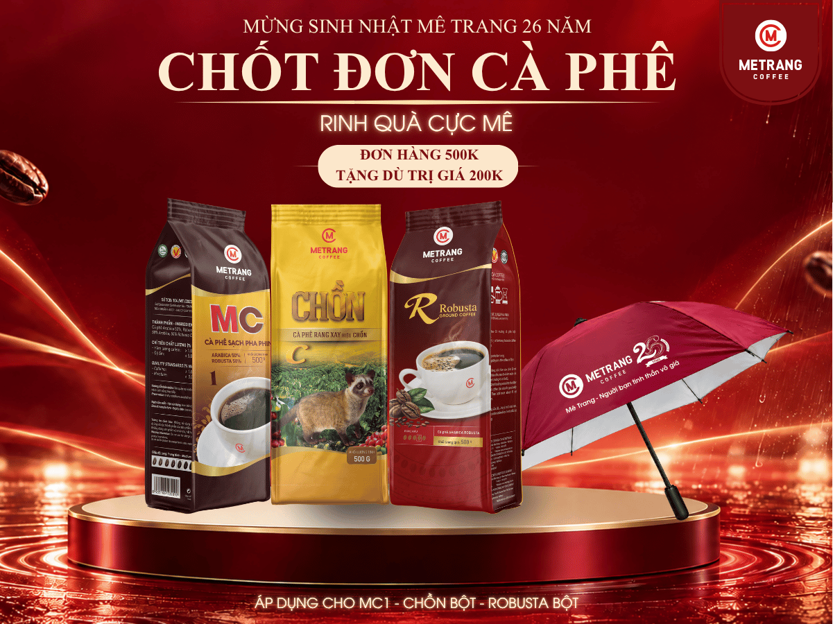 MÊ TRANG MỪNG SINH NHẬT 26 NĂM – MUA CÀ PHÊ, NHẬN NGAY DÙ QUÀ TẶNG TRỊ GIÁ 200K
