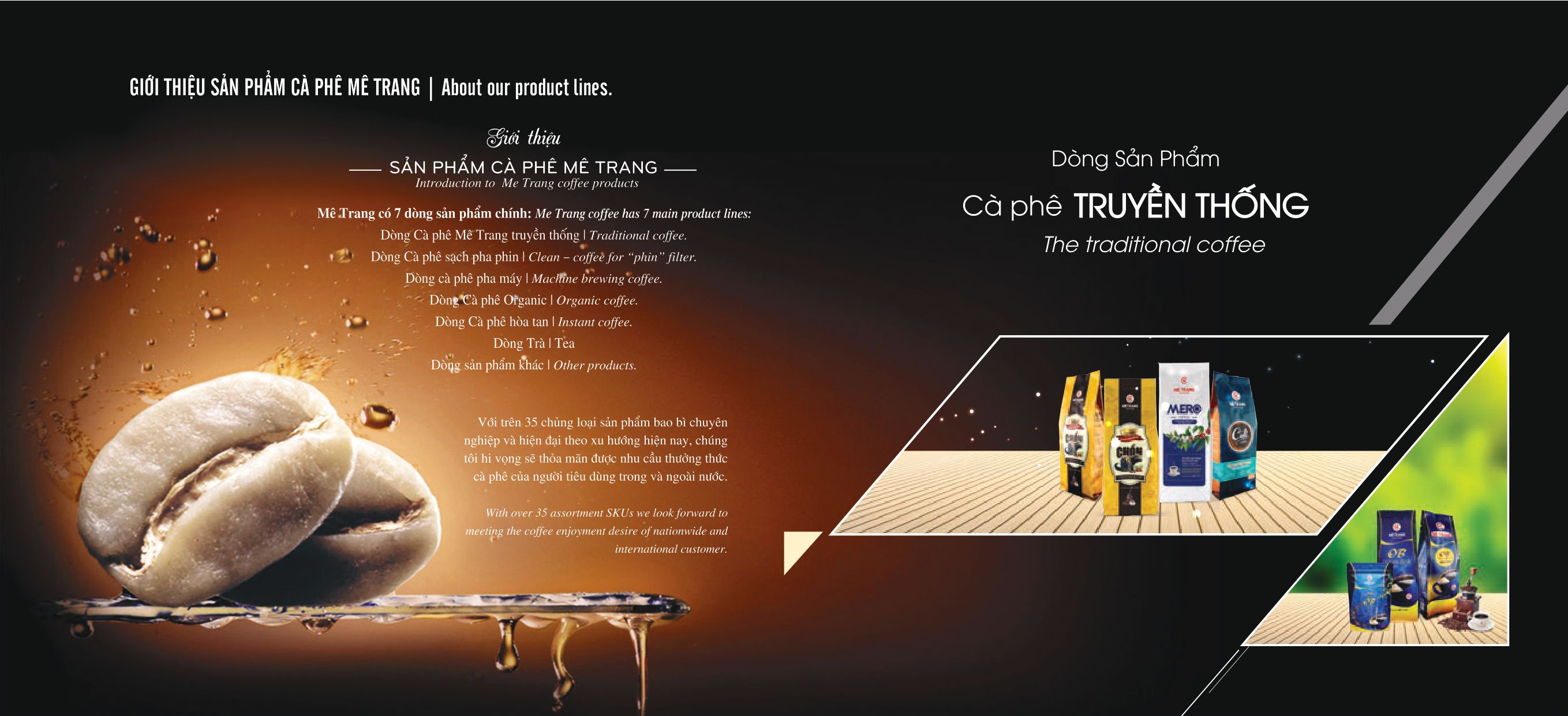 Cà phê Mê Trang; METRANG COFFEE; Metrang Coffee;
cà phê Việt Nam; cà phê mê trang; cà phê robusta; cà phê arabica; cà phê hạt; cà phê pha máy; cà phê bột; cà phê sạch; cà phê cao cấp; cà phê hòa tan; cà phê hút chân không; cà phê đặc sản; cà phê chế biến ướt; OEM coffee; ODM coffee