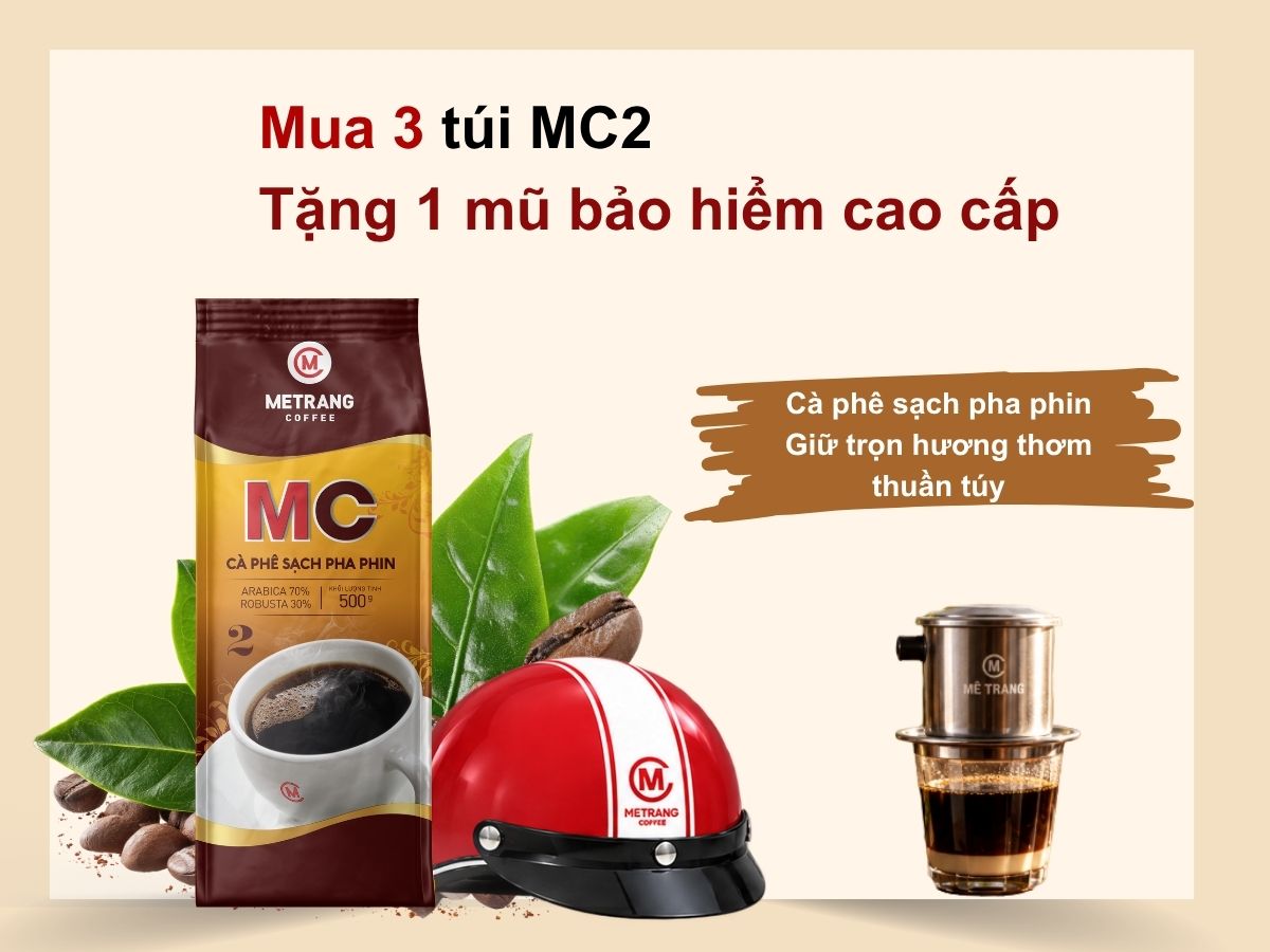 Khuyến mãi cà phê MC2 Mê Trang