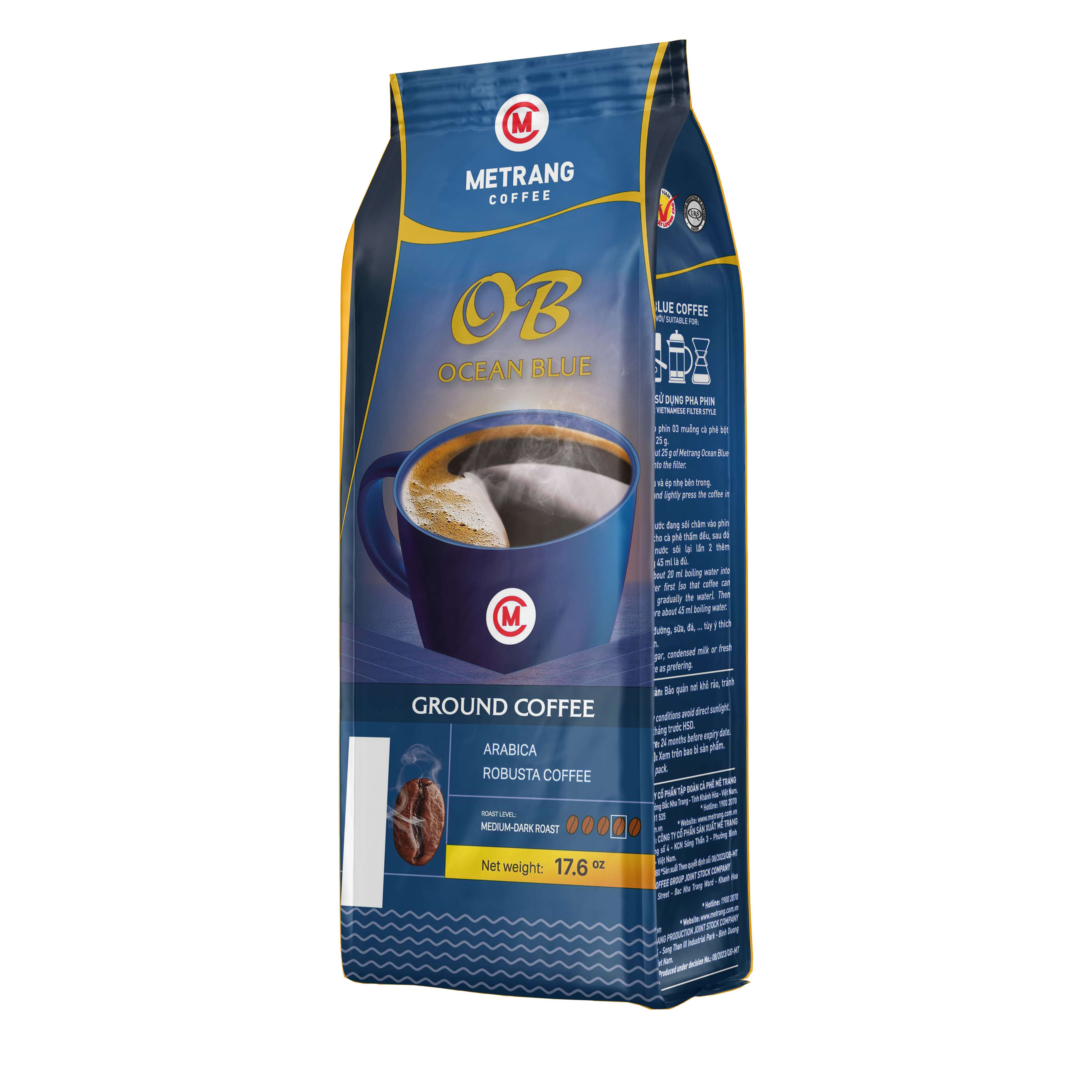 Cà phê Ocean Blue bột (Ocean Blue Ground coffee)