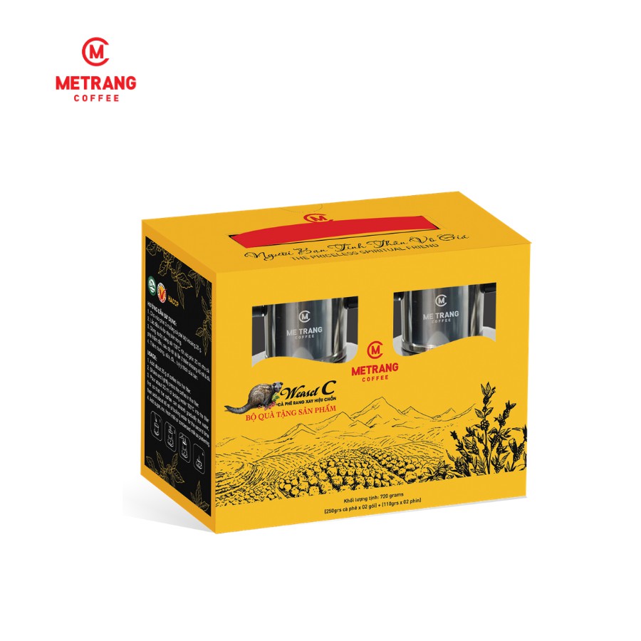 Cà phê Chồn Mê Trang - Túi hạt rang 500g