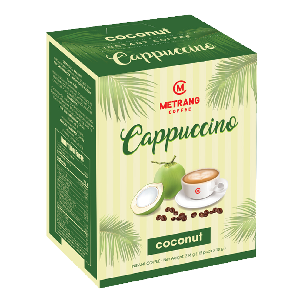 Cà phê Cappuccino Dừa (Coconut Cappuccino Instant Coffee)