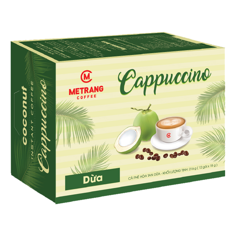 Cà phê Cappuccino Dừa (Coconut Cappuccino Instant Coffee)