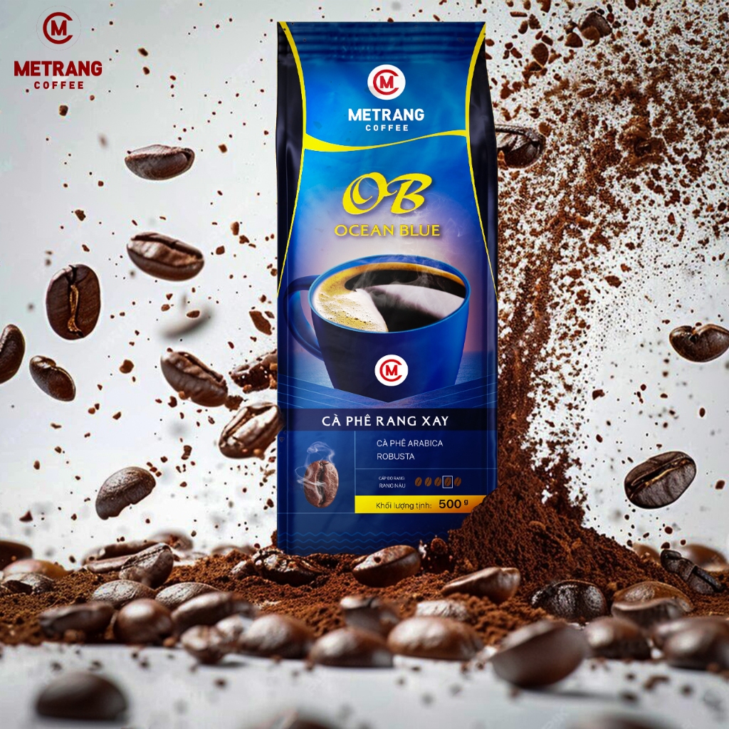 Cà phê Mê Trang Ocean Blue (OB) - Túi bột 500g