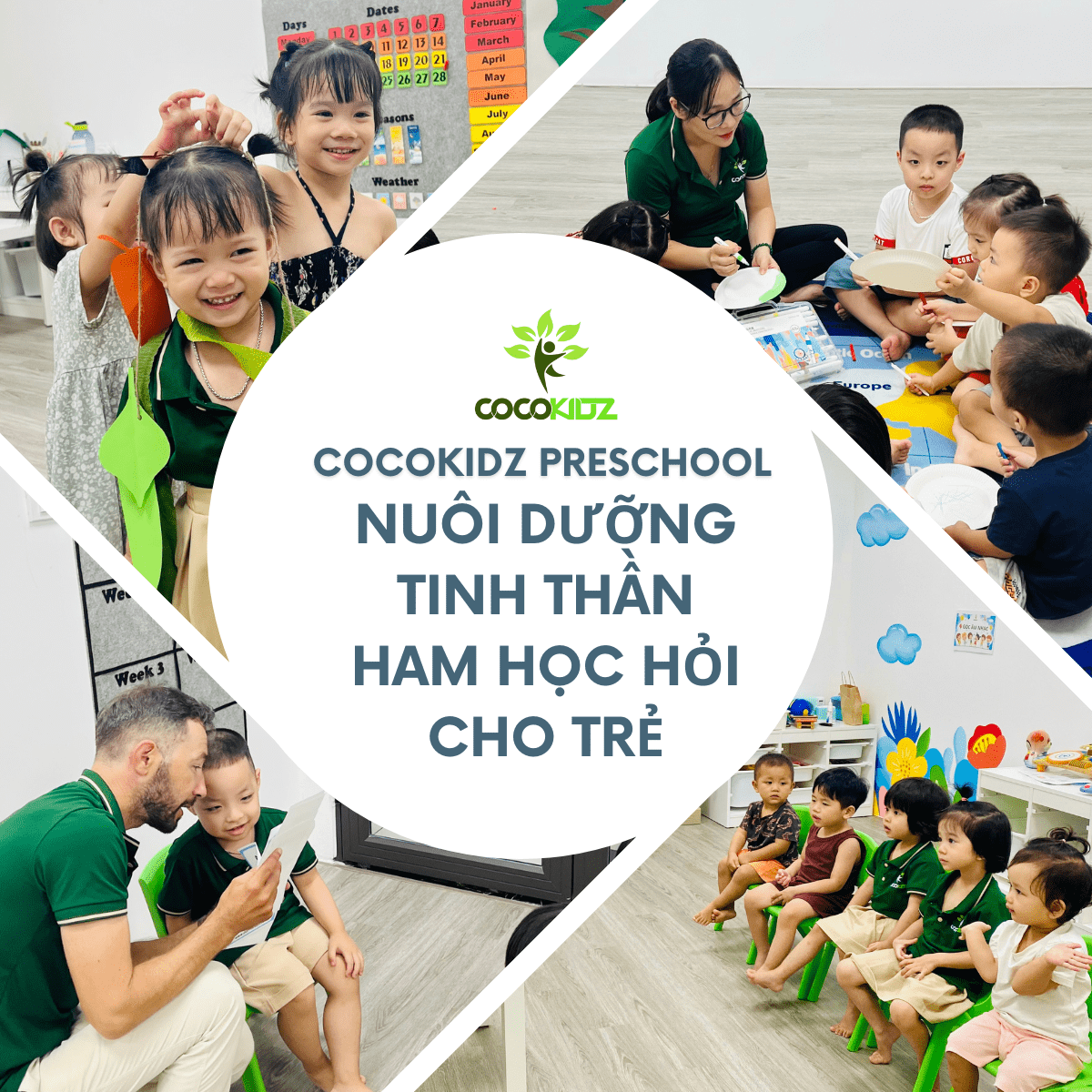 CocoKidz Preschool nuôi dưỡng tinh thần ham học hỏi cho trẻ