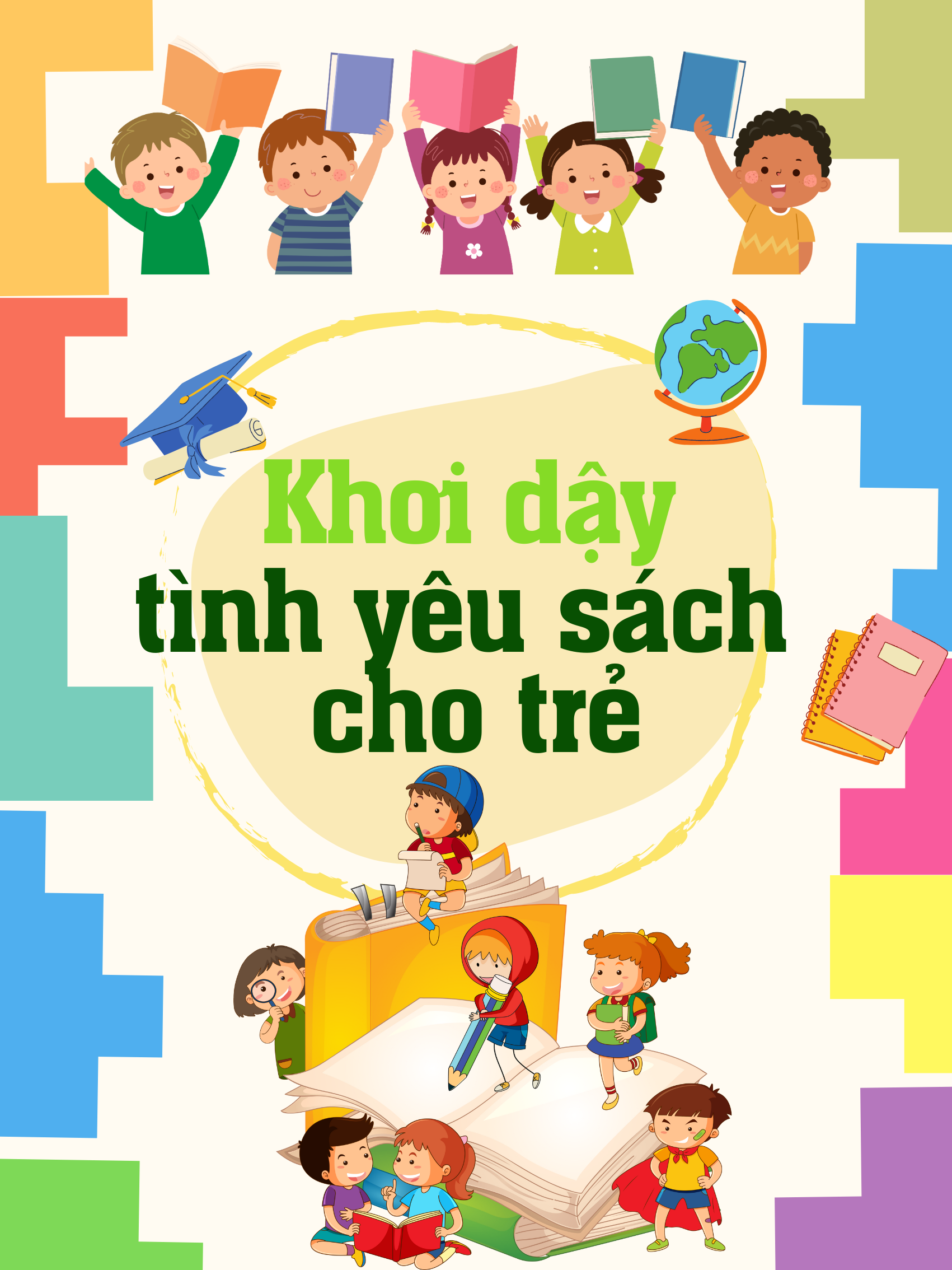 Khơi dậy tình yêu sách cho trẻ