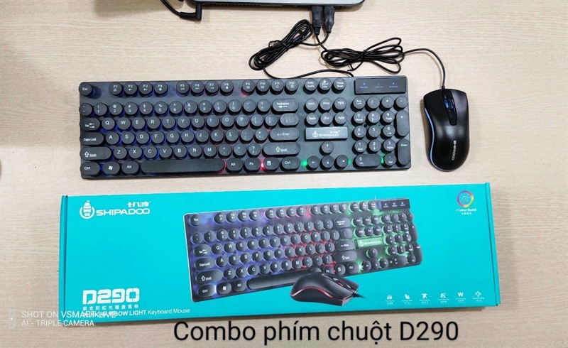 Combo phím chuột Shipadoo D290