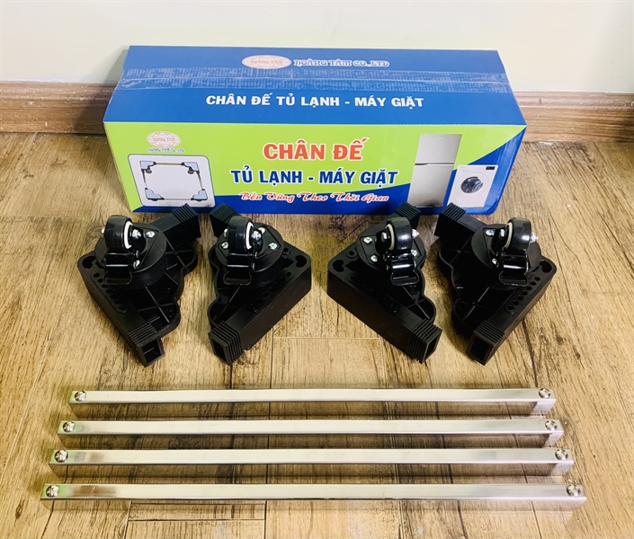 CHÂN TỦ LẠNH/ MÁY GIẶT H.TÂM MÃU NHỎ, CÓ BÁNH XE (XANH CHUỐI, XANH DƯƠNG)