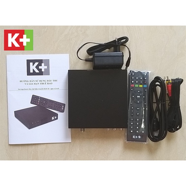 Đầu thu K+ kèm thuê bao 12 tháng