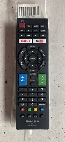 Remote Sharp TV GB234WJSA ( xải chung vs 1346)