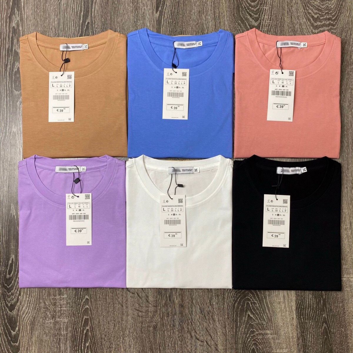 Áo thun nữ trơn cổ tròn tay ngắn dáng suông đen trắng cao cấp,áo phông nữ cộc tay cotton basic chất vải đẹp ELY207R