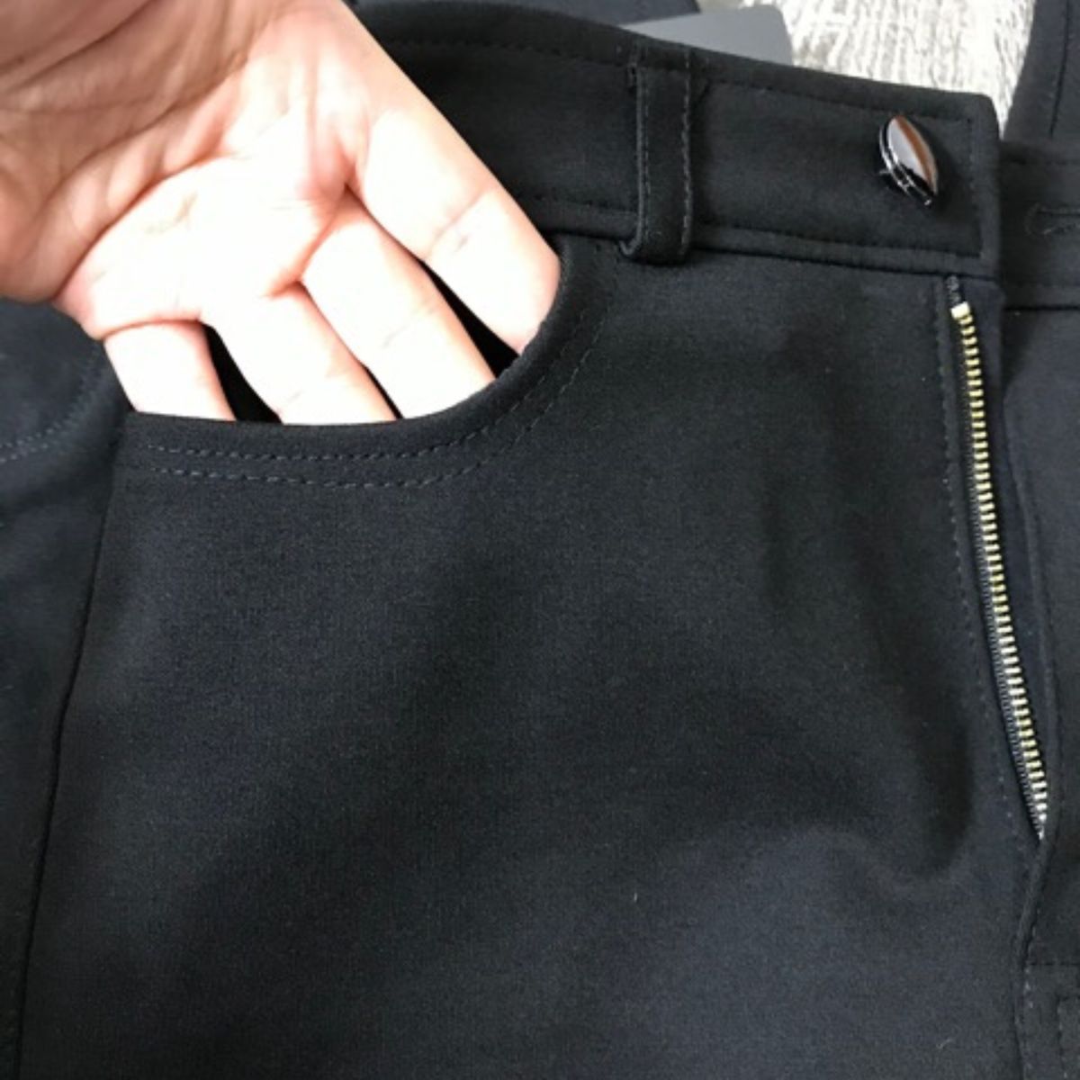 Quần tregging nữ cạp cao  dáng dài ôm bó legging chất vải UMI hàn cao cấp ko bai, không xù, không cắn chỉ chất ELY208
