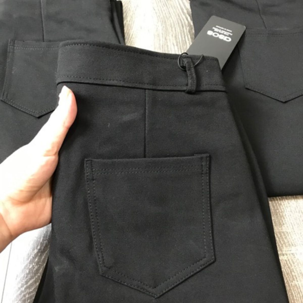 Quần tregging nữ cạp cao  dáng dài ôm bó legging chất vải UMI hàn cao cấp ko bai, không xù, không cắn chỉ chất ELY208