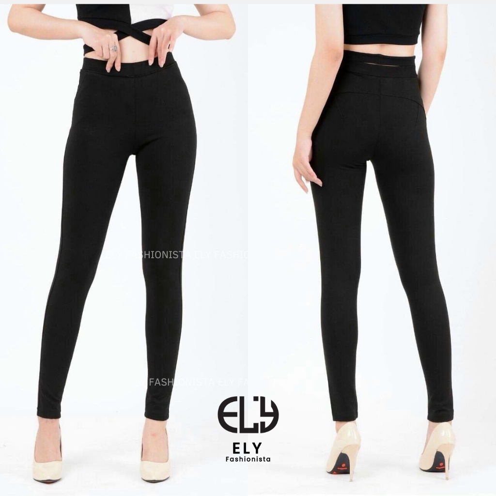 Quần legging nữ dài nâng mông lưng cạp cao giữ nhiệt leggin thun ôm bó vải dày đanh vải ELY239