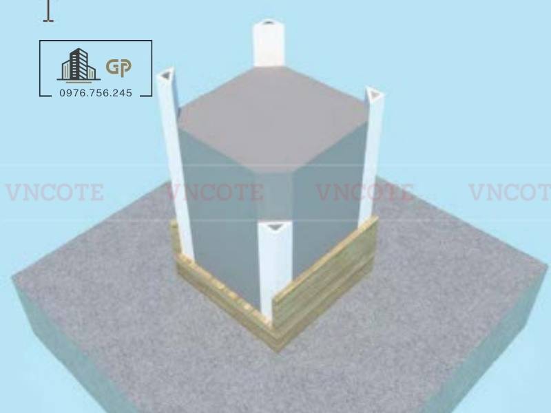 Mô tả ứng dụng sản phẩm nẹp tam giác T20