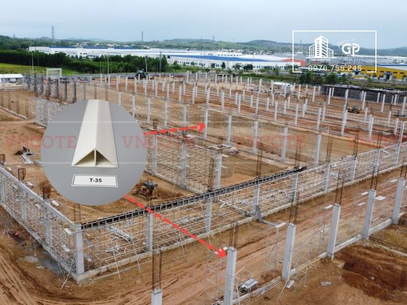 Công trình sử dụng nẹp T35