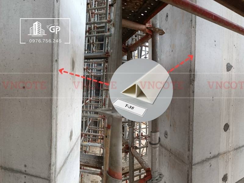 Thi công nẹp T35