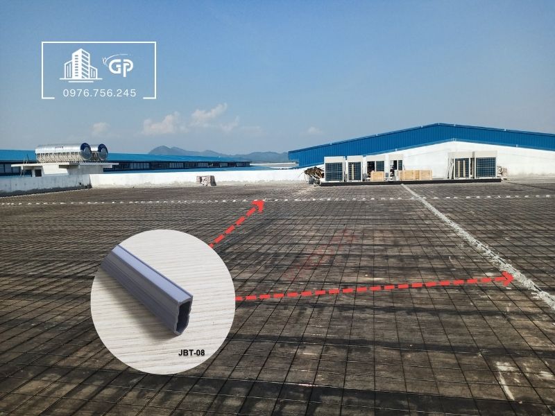 Nẹp khe co giãn sàn bê tông JBT08
