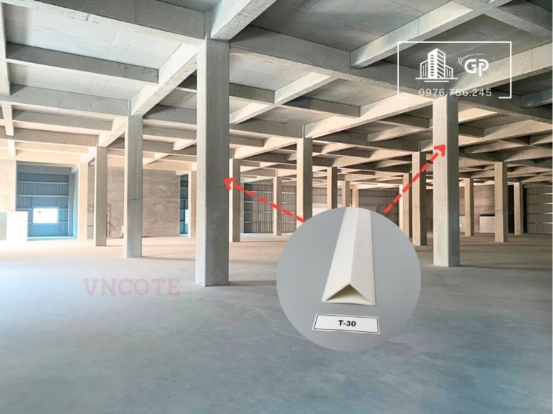 Thi công nhanh chóng và hiệu quả với nẹp chamfer T30