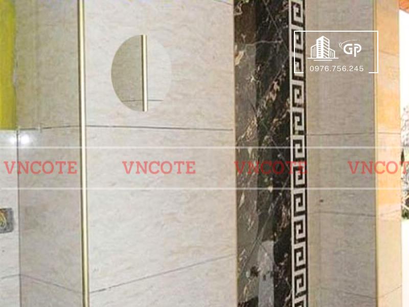 Nẹp nhôm bo góc tròn vàng bóng