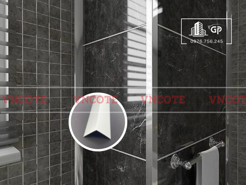 Nẹp nhôm V30 trắng mờ