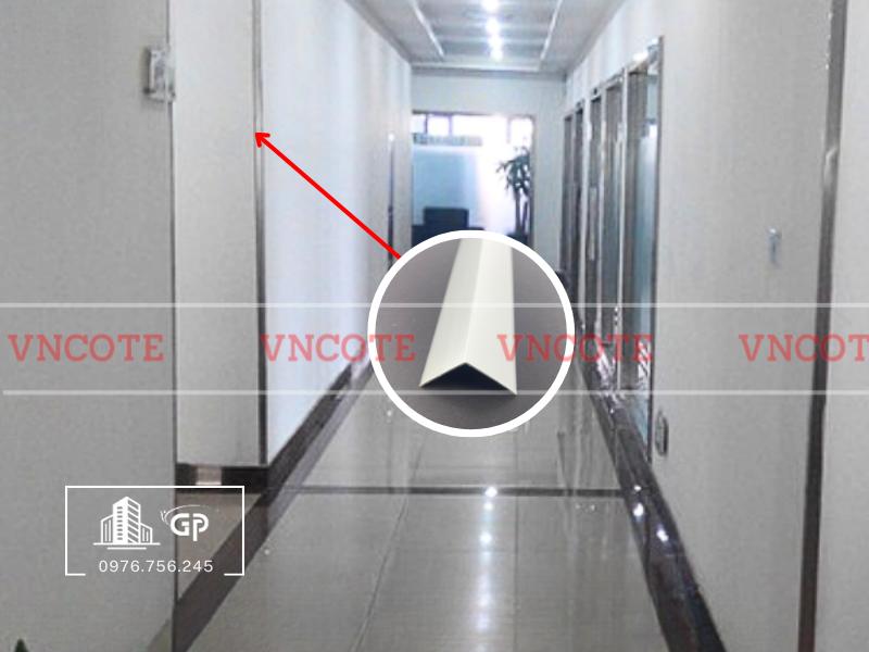 Nẹp nhôm V30 trắng mờ